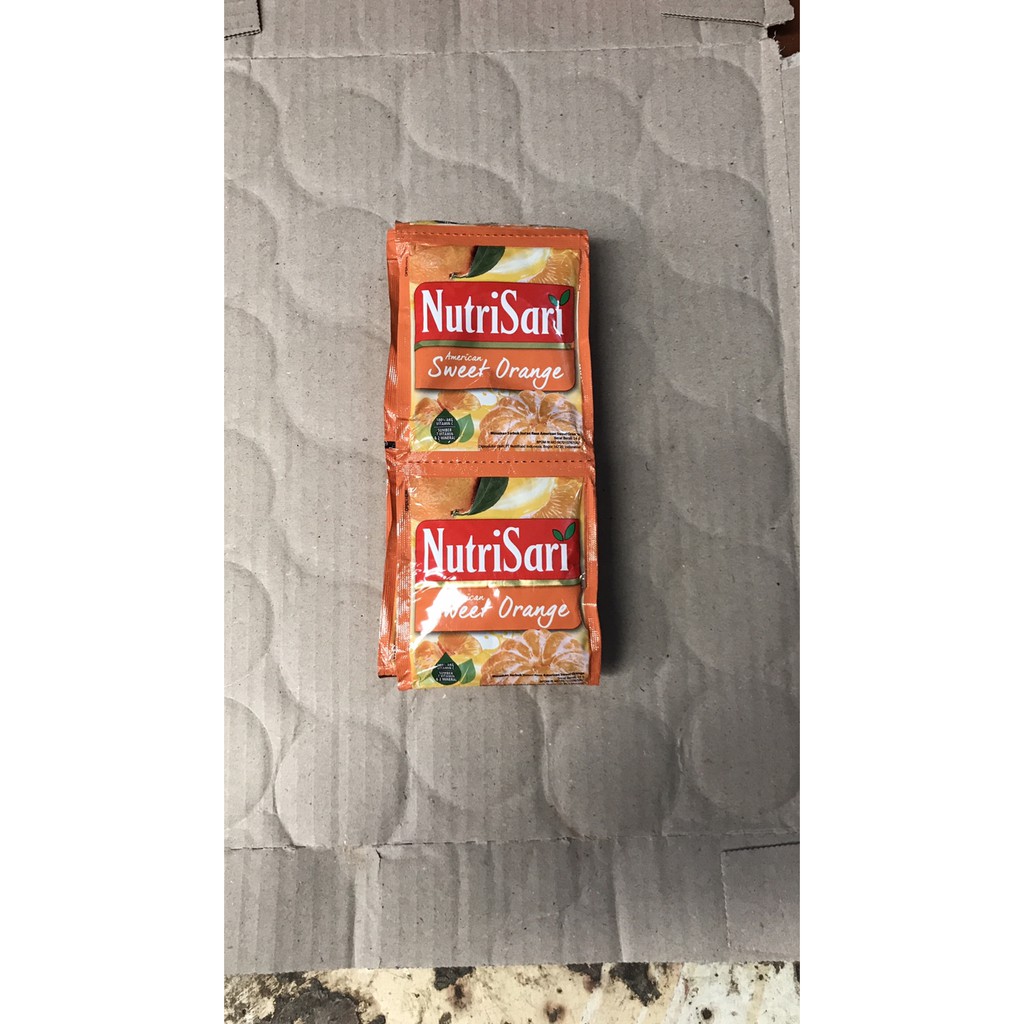 

PROMO NUTRISARI AMERICAN SWEET ORANGE 1 RENCENG / 10 SACHET/ SASHET / JERUK TERMURAH