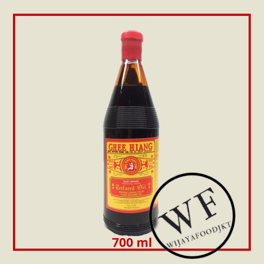 

GHEE HIANG SESAME OIL 700 ML ( MINYAK WIJEN MERK BABY GHEE HIANG )
