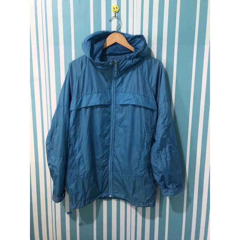 Omphalos Jaket Running jaket olahraga jaket sepeda parasut Second Thrift Preloved