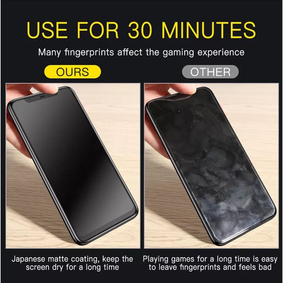 Tempered Glass Nokia G20 , Nokia G10 Anti Gores Kaca Full Layar Matte Dove Anti Glare DI ROMAN ACC