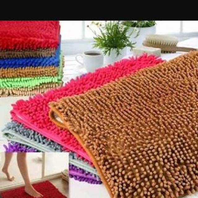 Keset Kaki Cendol Antislip Ukuran 40X60 Cm