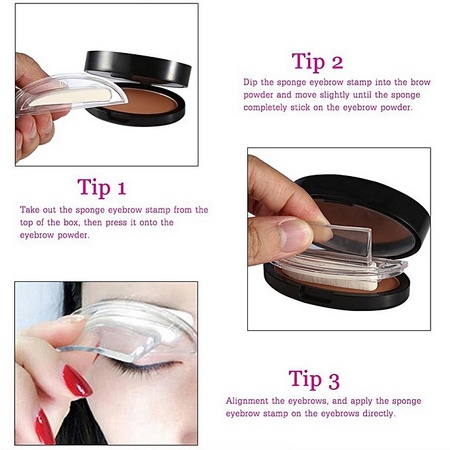 DB Eyebrow stamp / cetakan alis eyebrow / alis instan stempel alis eyebrow instan pensil alis