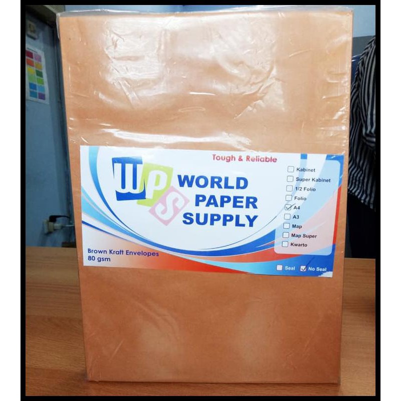 

Kualitas Terbaik Amplop Coklat Ukuran A4 Wps ( 30 X 22 Cm ) Gosend