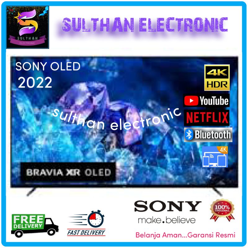 TV SONY BRAVIA OLED 65A80K XR OLED UHD 4K GOOGLE TV 65 INCH | XR-65A80K