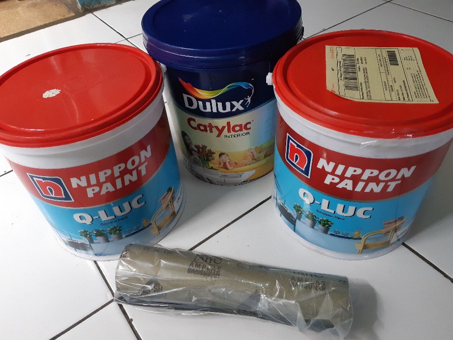 Cat Tembok Dulux Catylac Interior 5kg Plus Paking Kayu