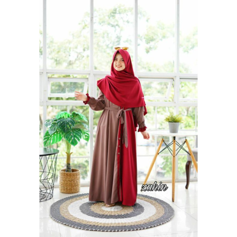 Gamis Set Murah Nayaka Set Syari Ori by Zahin Collection