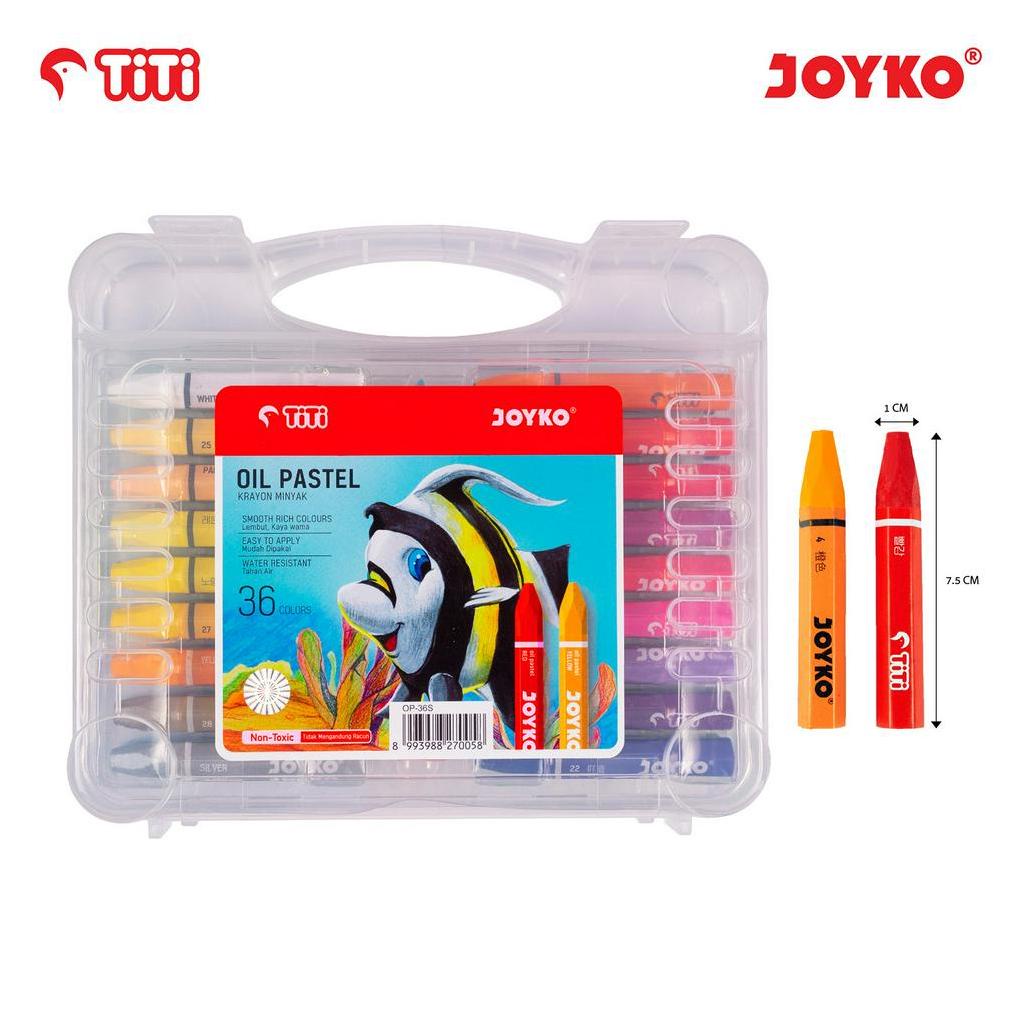 

Oil Pastel Krayon Minyak Joyko TiTi OP-36S 36 Warna Colors