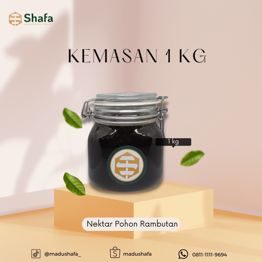 

Madu Shafa Kemasan 1Kg - 100% Madu Hutan Murni Nektar Akasia Mangium