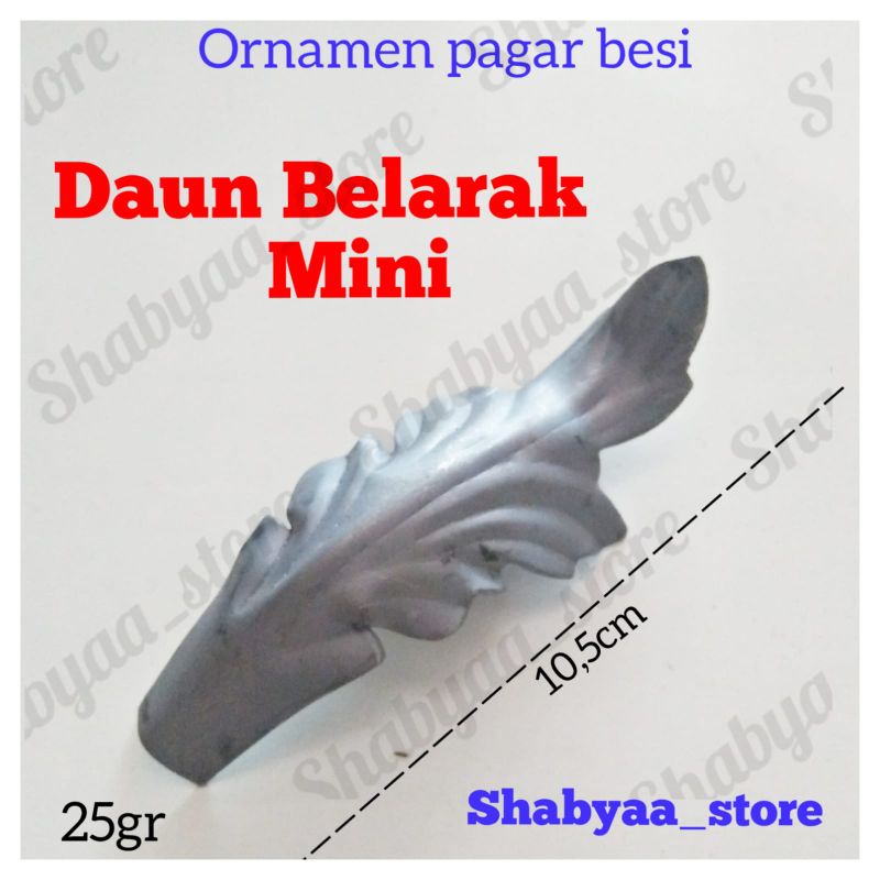 Daun Blarak belarak mini ornamen/aksesoris pagar