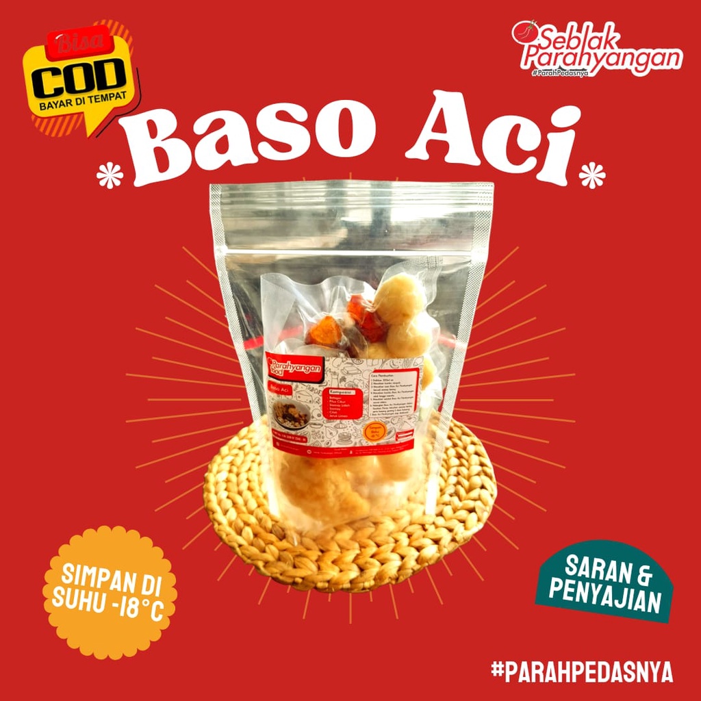 Jual [ Cod ] Bakso Aci Bakso Aci Instan Baci Bacil Baso Aci Bakso