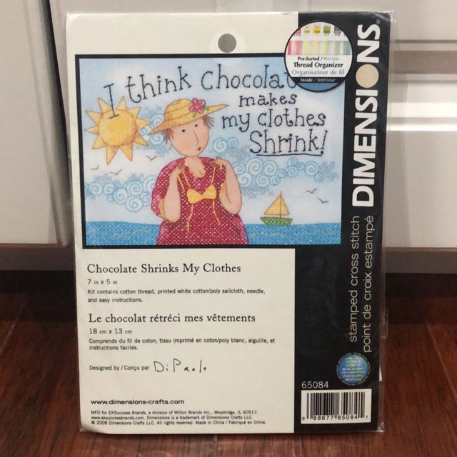 

Dimensions Chocolate Shrinks My Clothes