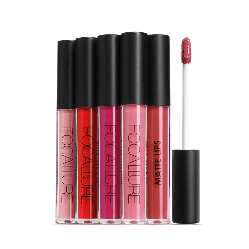 FA24 FOCALLURE Liquid Lipstik Matte Long Lasting Lipstick - 20 Colors - BPOM