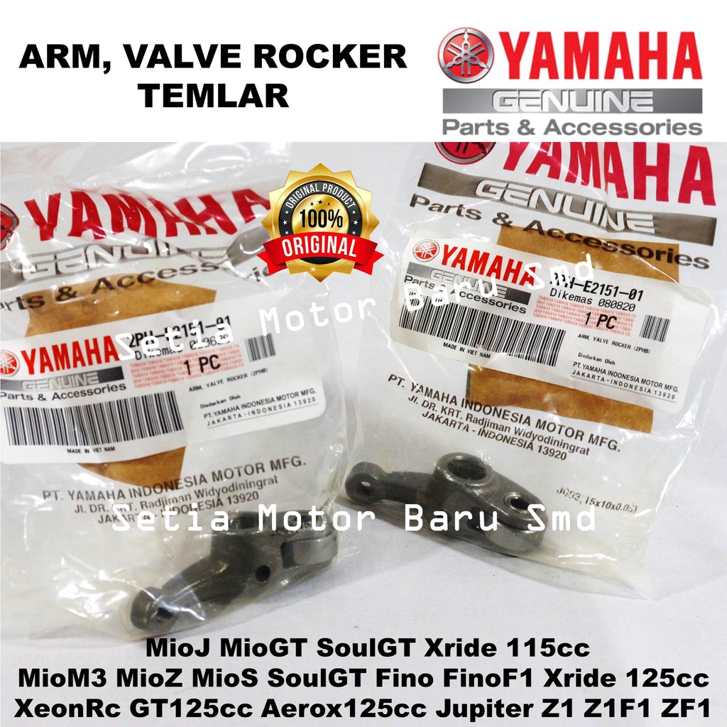 Temlar Templar Pelatuk Klep Mioj SoulGt Fino Xride Xeon Aerox Jupiter Z1 Asli Origial Ori Yamaha