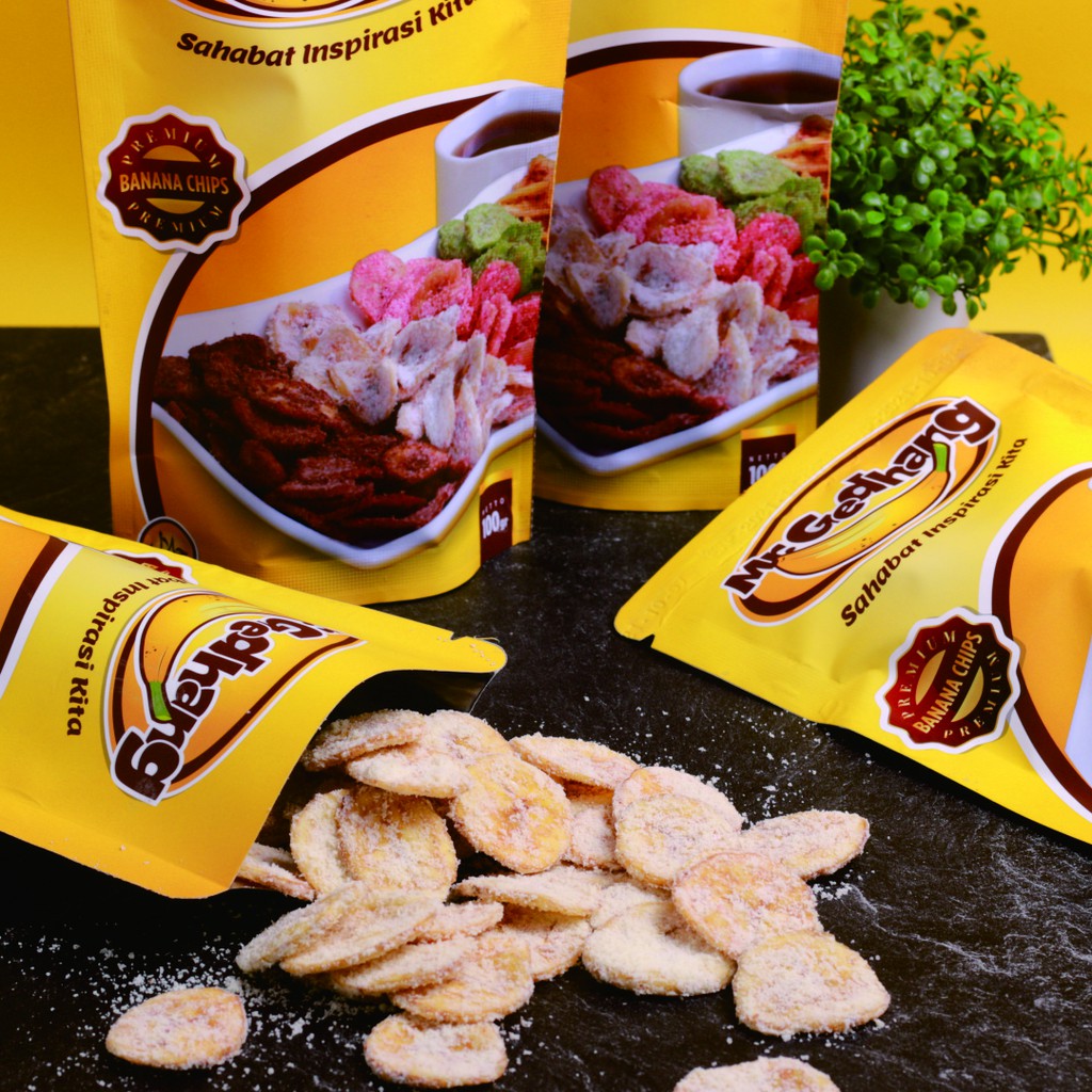

Mr Gedhang Sweet Milky - Keripik Pisang 100gr Cemilan [Terlaris dan terpercaya] tanpa pemanis buatan