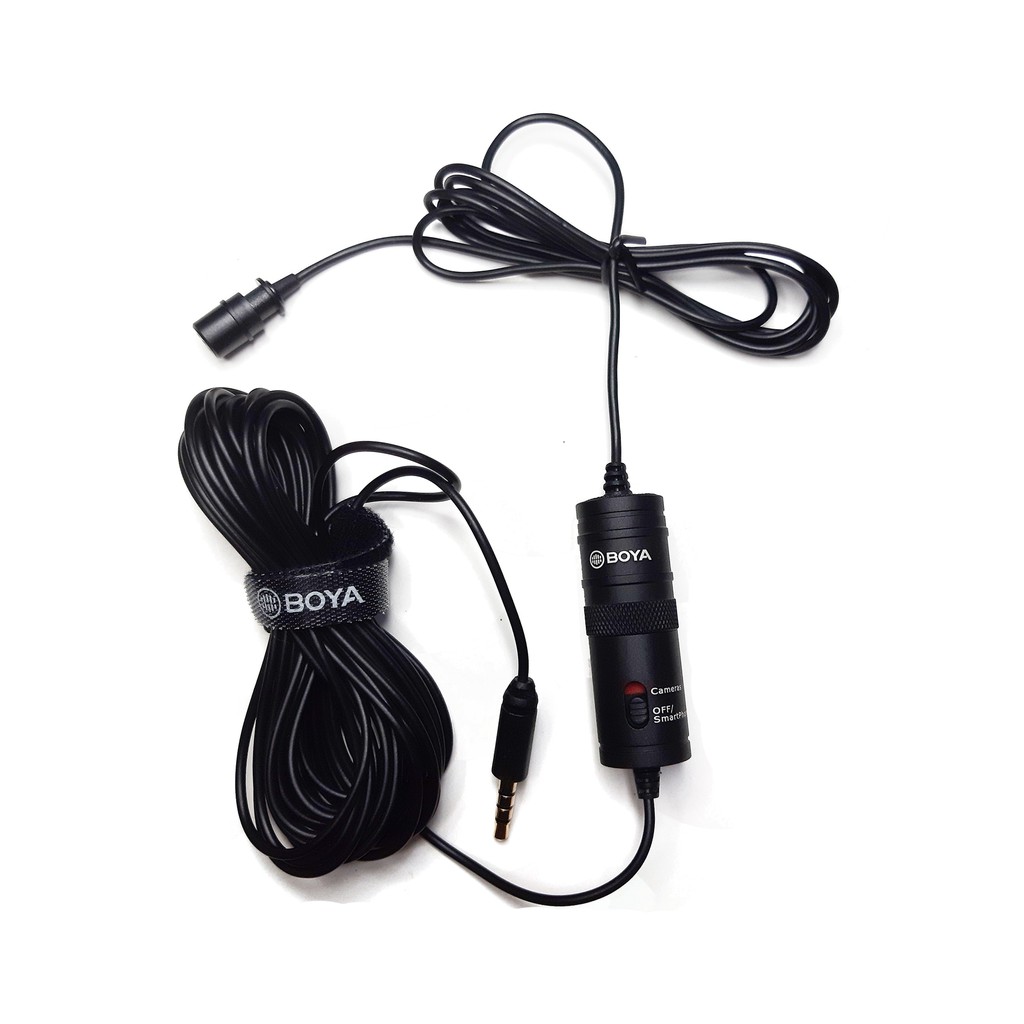 BOYA BY-M1 Lavalier 3.5mm Microphone Clip-On Condenser Mic