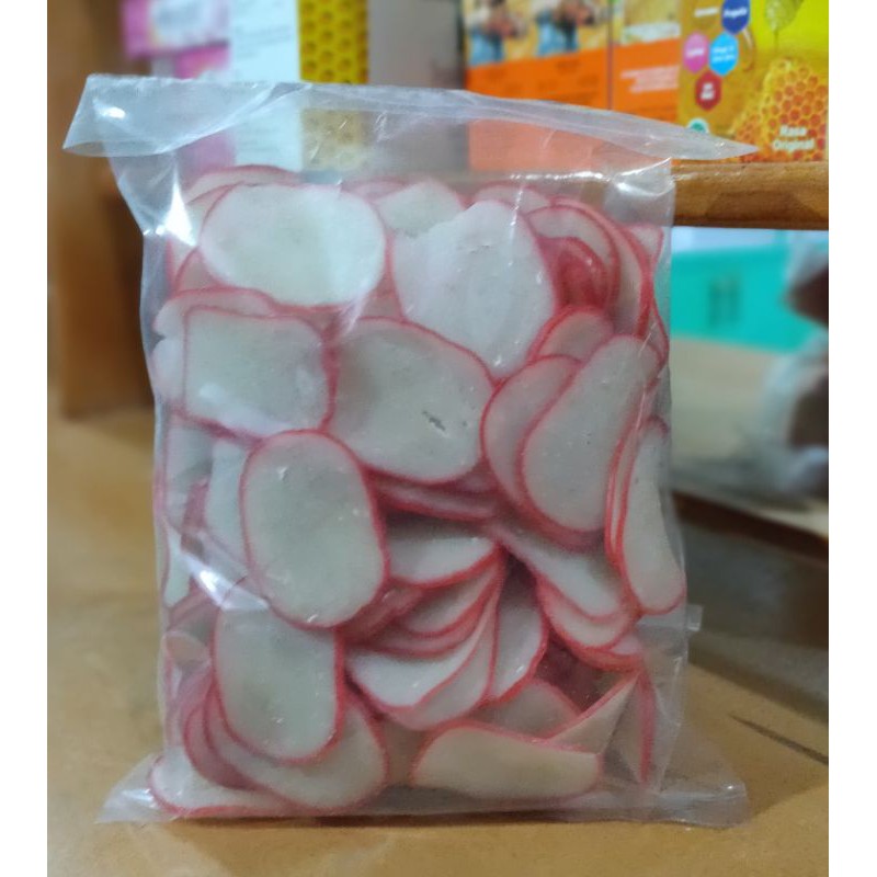 

Kerupuk kering ikan haruan/tenggiri