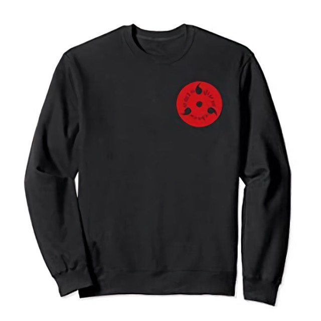 Tshirt Sasuke Sharingan Casual Naruto Shipuden