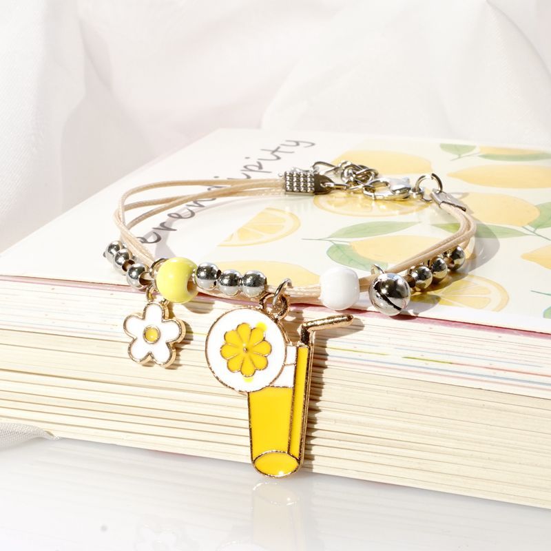 Gelang couple Daisy etnik bead Tali persahabatan Braided Bracelet/Friendship Adjustable Fashion Aksesoris-J