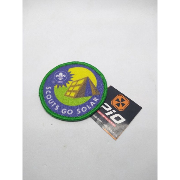 BADGE PATCH SCOUT GO SOLAR sgs