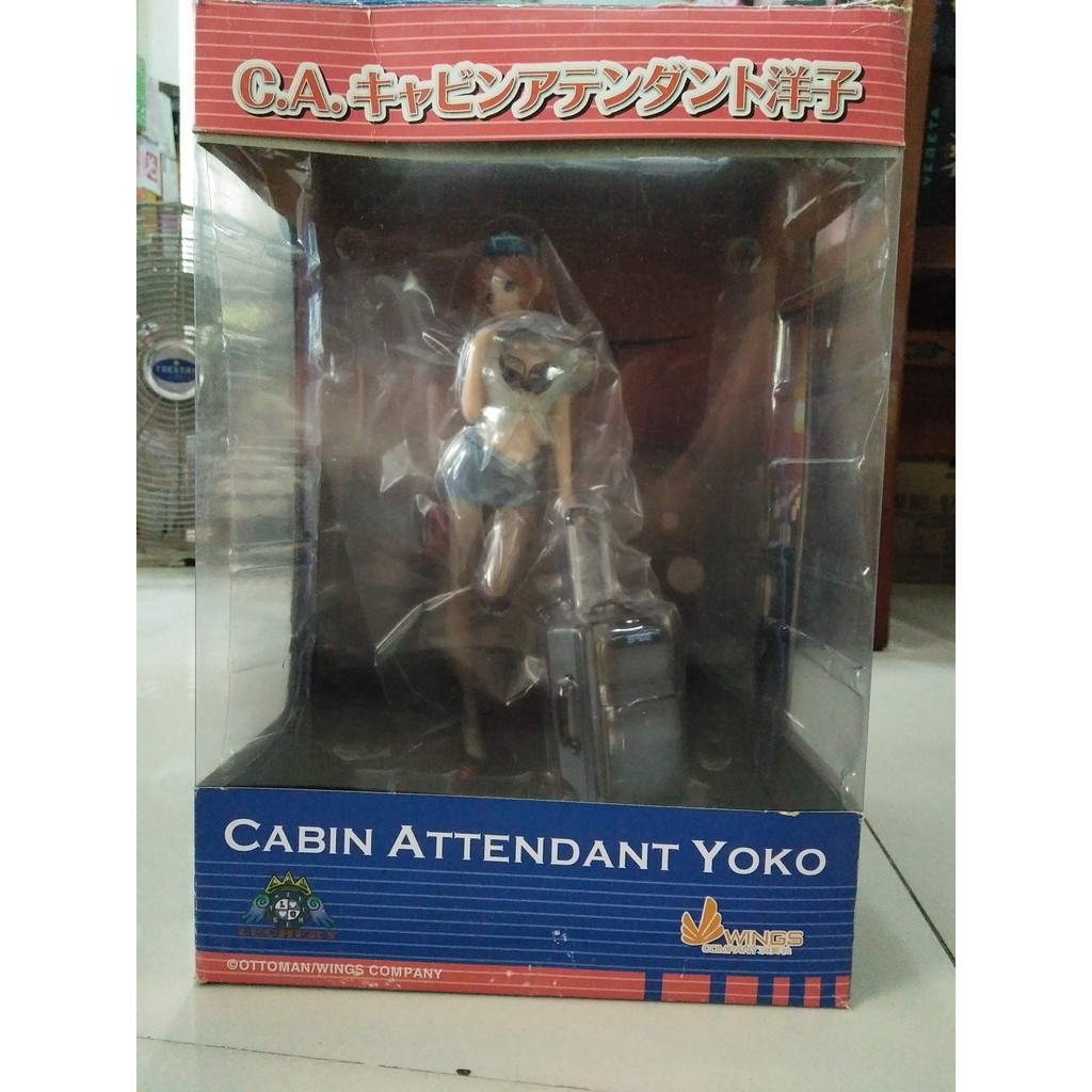 DISKON FIGURE PVC TWILIGHT 01 CABIN ATTENDANT YOKO MIYAZAWA CAST OFF BLUE