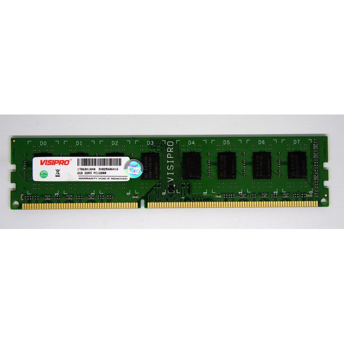 RAM PC Visipro DDR3 2GB 1600Mhz / PC12800