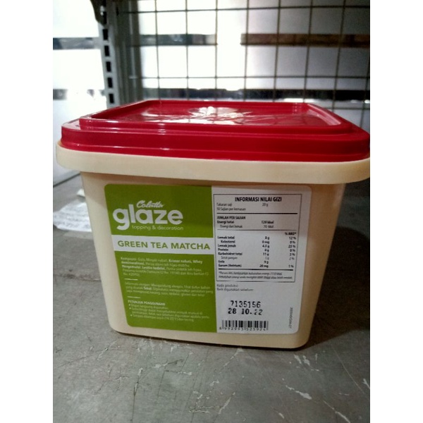 

COLATTA GLAZE GREENTEA MATCHA 1KG UNTUK TOPPING DAN DECORATION