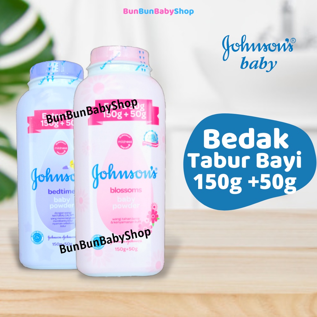 Bedak Johnson's Baby Powder Peralatan New Born Perlengkapan Bayi Baru Lahir Baju Cowok Cewek Murah