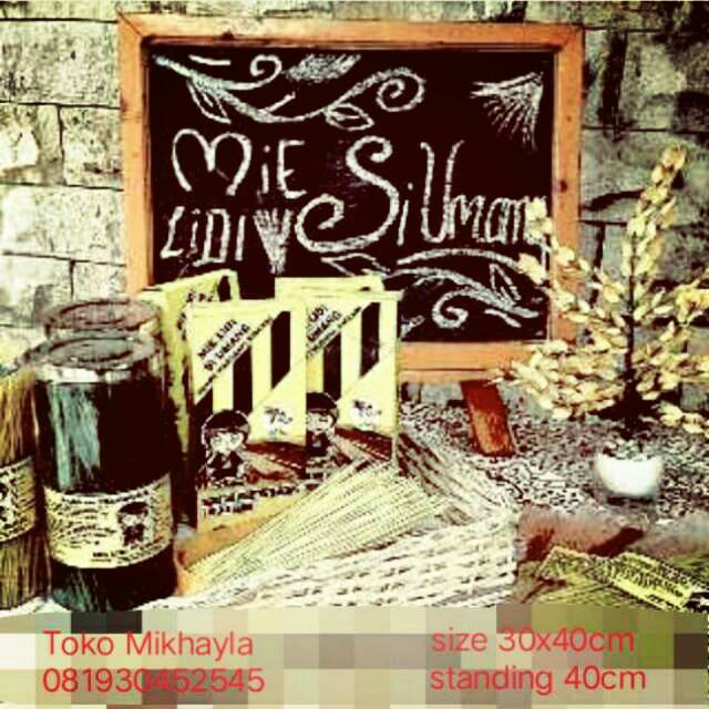 

Papan Kapur sz 30x40cm + standing 40cm / chalkboard / Blackboard