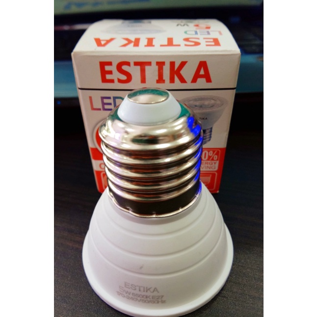 LAMPU SPOTLIGHT ESTIKA 5W E27 PUTIH - KUNING