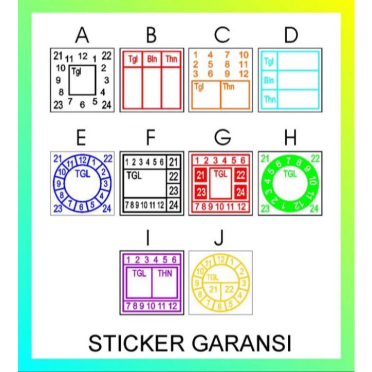 

segel/stiker garansi pecah telor uk 1x1 cm 1 pack isi 5000 pcs