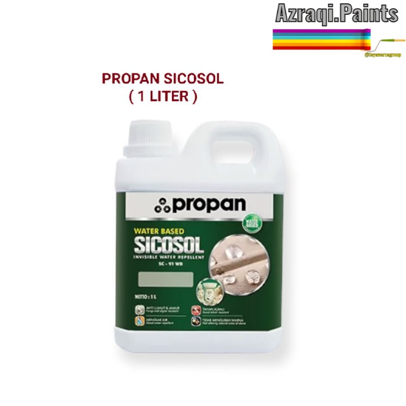 CAT BATU ALAM PROPAN SICOSOL Waterbased ( 1 LITER ) - SC 91WB Coating cat batu alam
