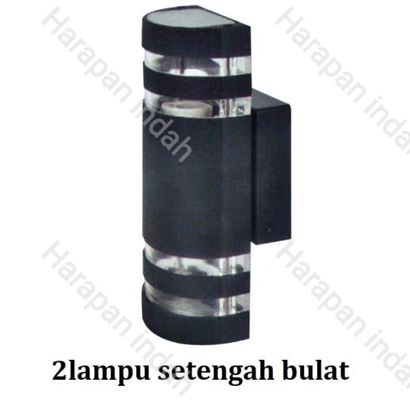 Lampu dinding 2sisi outdoor bahan besi/ 6148