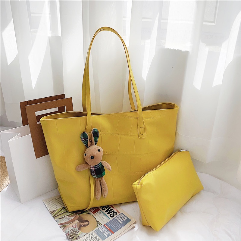 (2PC BISA IKG)GTBI998876462  New arrival !!! Tas Tote Bag  Wanita Import Premium Ready+BONEKA