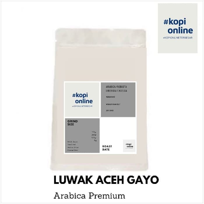 

KOPI ARABIKA GAYO LUWAK LIAR 1KG BIJI DAN BUBUK - biji