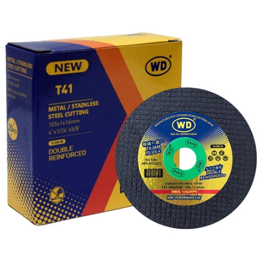 WD batu gerinda potong 4” T41 metal stainless steel tajam plus