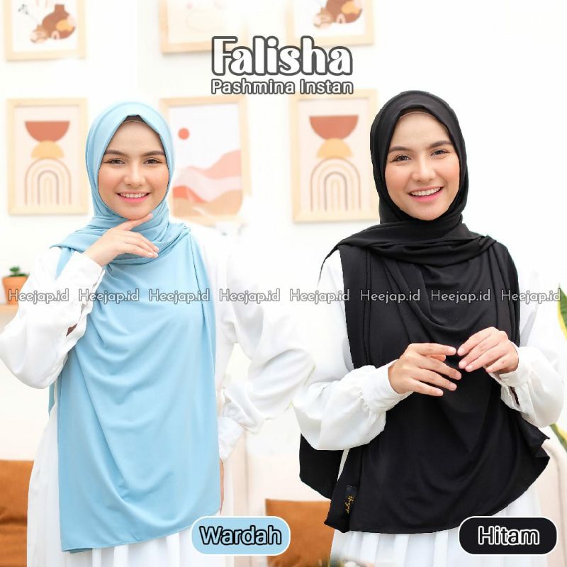 HIJAB EARLOOP FALISHA ORIGINAL HEEJAP || READY STOK