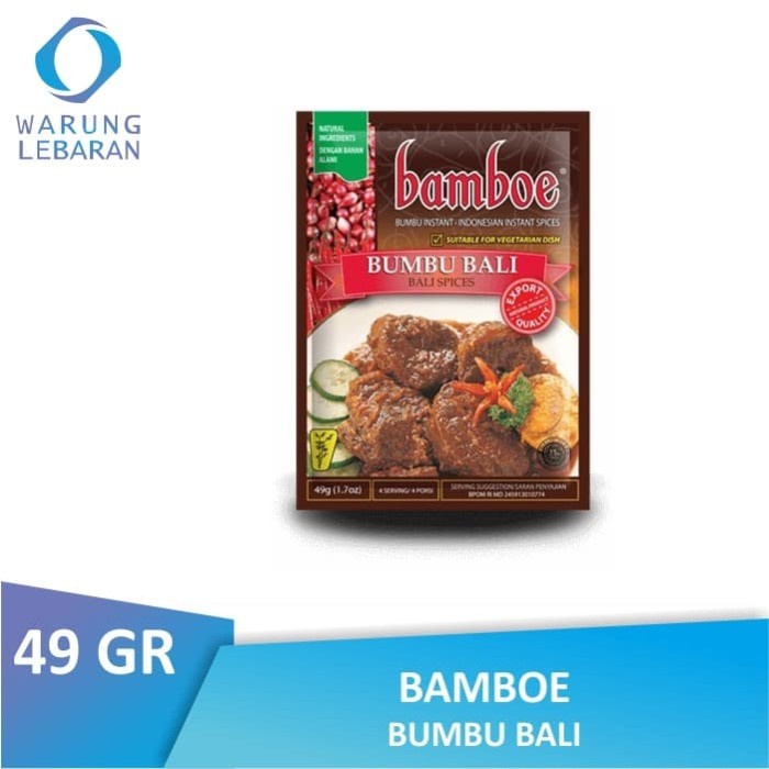 

Instan-Masak-Bumbu- Pack Bamboe Bumbu Bali 49 Gr -Bumbu-Masak-Instan.