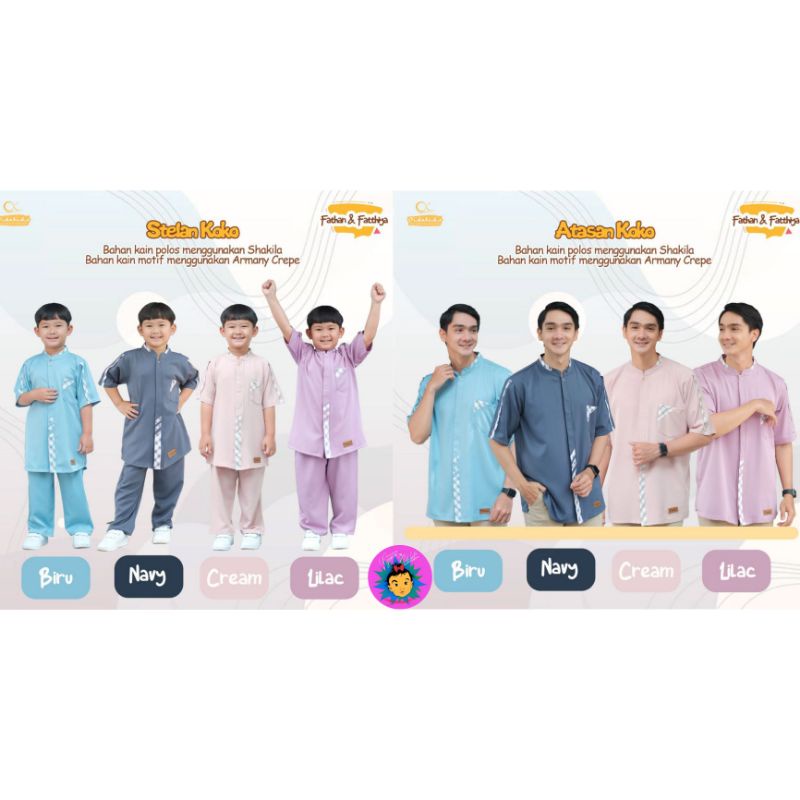 Koko Fathan by Oidokids ||Koko Ayah & Anak || Couple Fatthiya