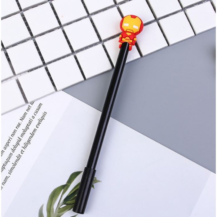 

dj.store01_ Pena Gel Karakter Import Pena karakter Super Hero - IRONMAN