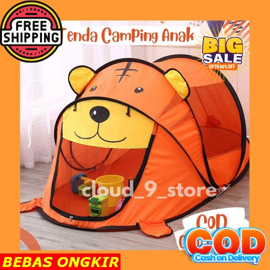 Kado Mainan Anak Perempuan Laki Laki Murah Mainan Edukasi Maenan Terba Tenda Anak Karakter Tenda Ana