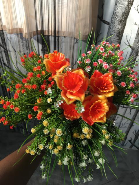 Bunga Sepatu Mungil Bunga Artificial Bunga Dekorasi - Af21