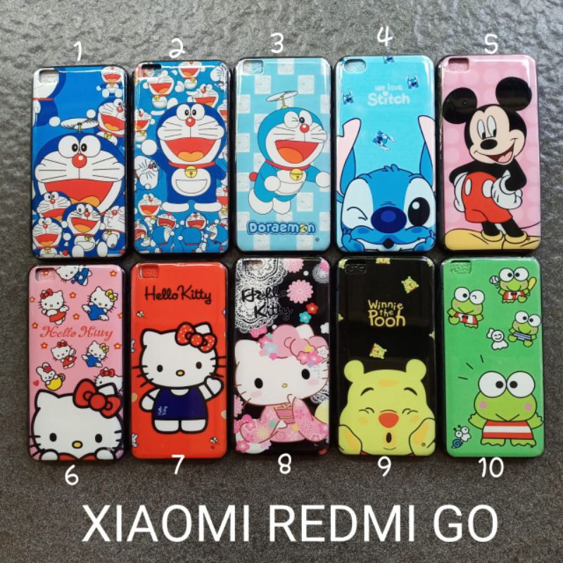 Case gambar Xiaomi redmi Go motif cewek soft softcase softshell silikon cover casing kesing housing