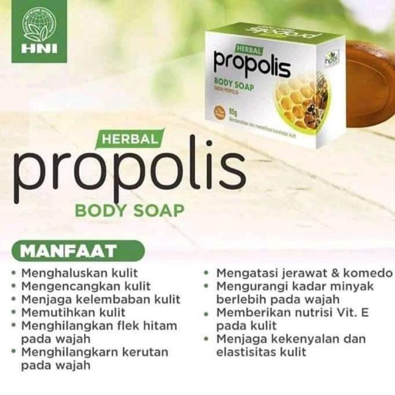 Sabun Propolis HNI - Sabun Propolis HNI HPAI - Sabun Atasi Jerawat