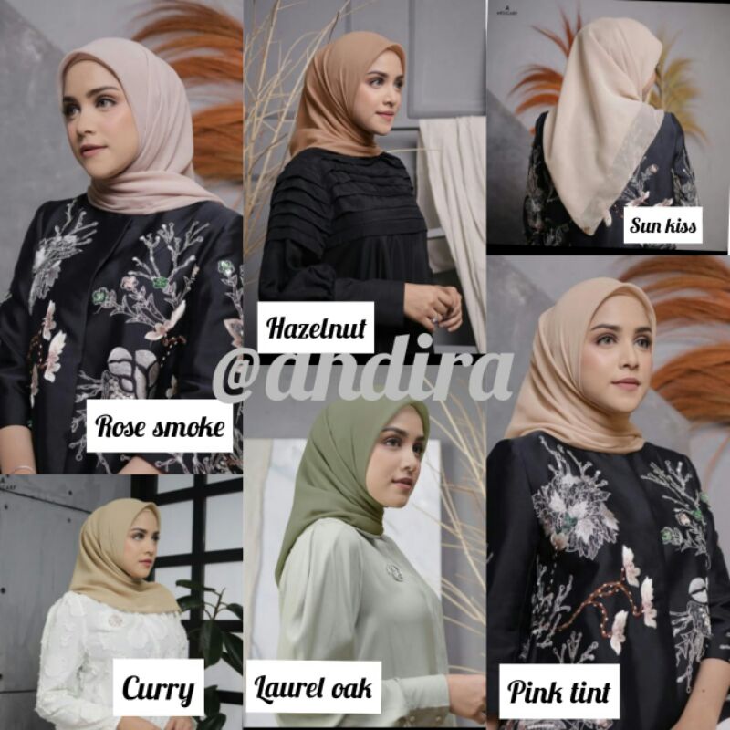 READY NEW Arsscarf Basic Paris Square ( Bahan & Finishing sama dg Buttonscarves Everyday Scarf)