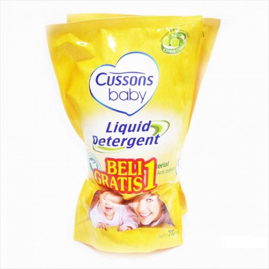 Beli 1 Gratis 1 Ukuran 700 ml/Aman Liquid Detergent Cussons Baby/