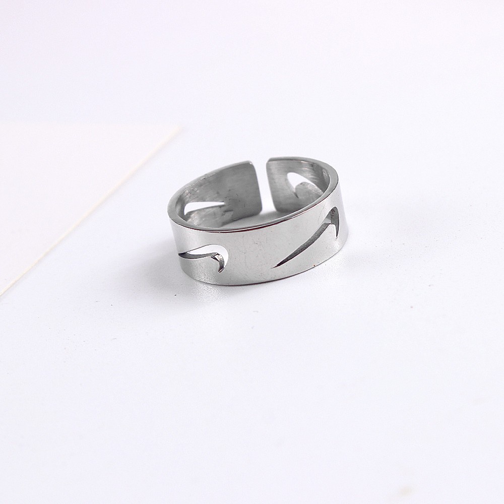 Gelang Cincin Baja Titanium 316L Gaya Hip Hop Pria dan Wanita/Cincin Fashion/Gelang Manset