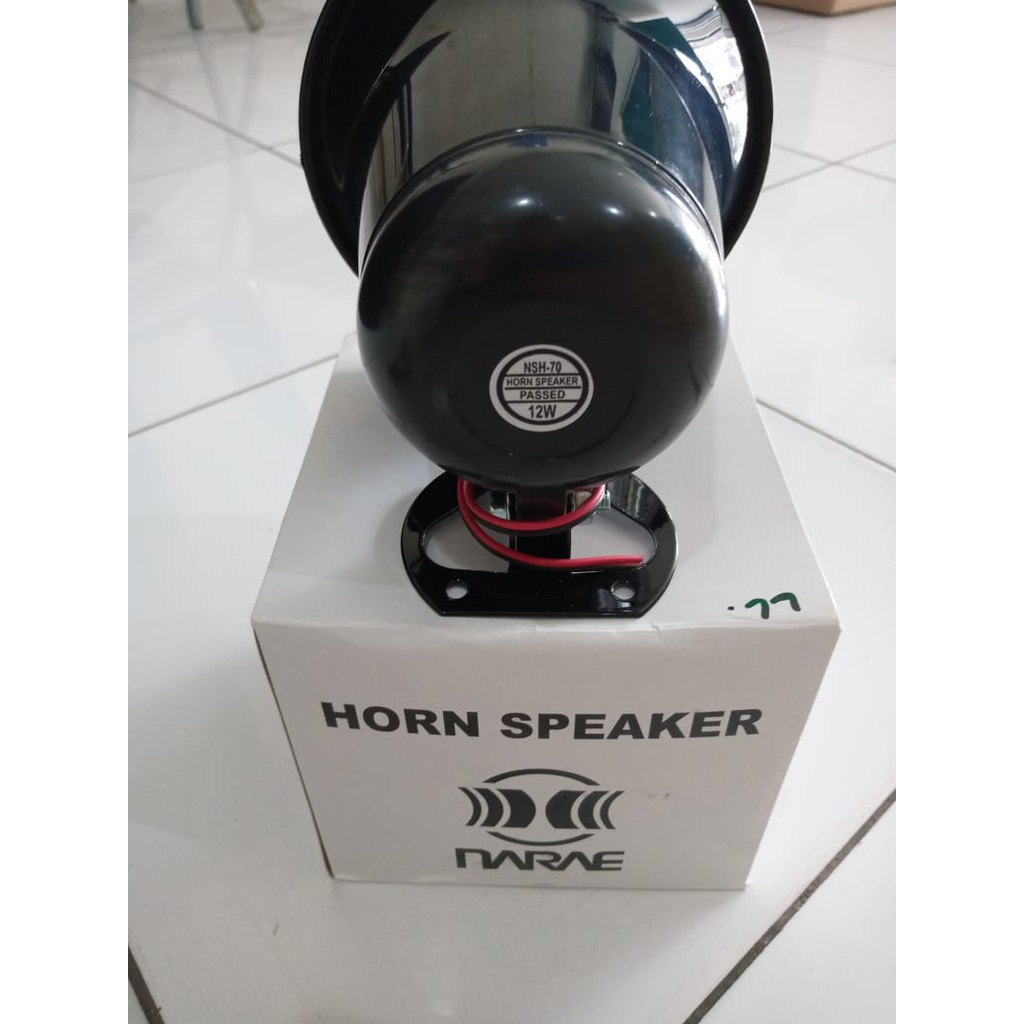 Speaker Sirine NARAE NSH 70, Speker Sirene 12 Watt 8 ohm, NARAE Sirene