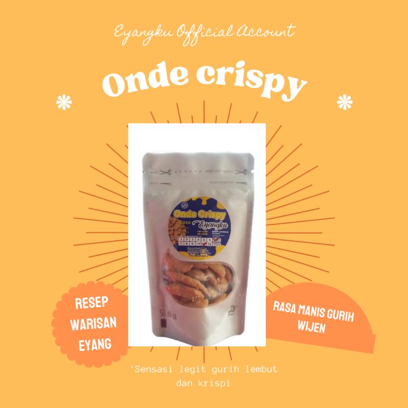 

Eyangku Camilan, rasa manis gurih wijen