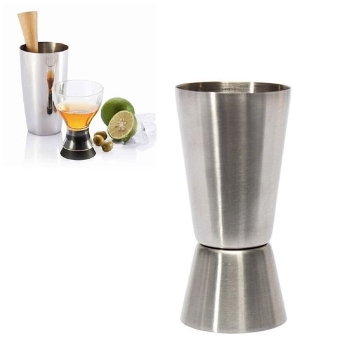 Jual Ukuran 2040 Ml Stainless Cocktail Jigger Measuring Cup Gelas Ukur Takar Shopee Indonesia 1276