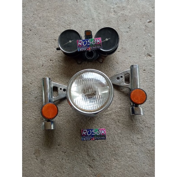 lampu depan set gl 125/ gl 100tahun 1979 original
